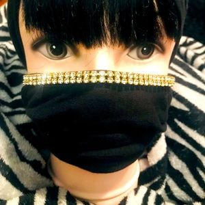 Blinged out Face Mask